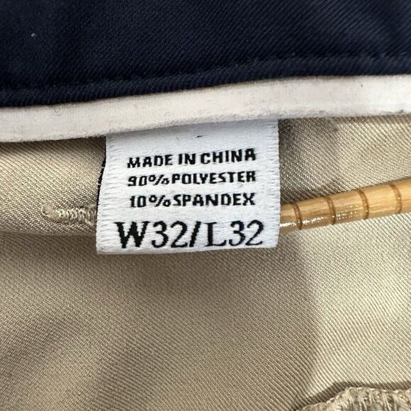 Footjoy Pants Mens 32x32 Beige Golf Performance Chino Stretch Straight Leg Adult - Picture 3 of 10